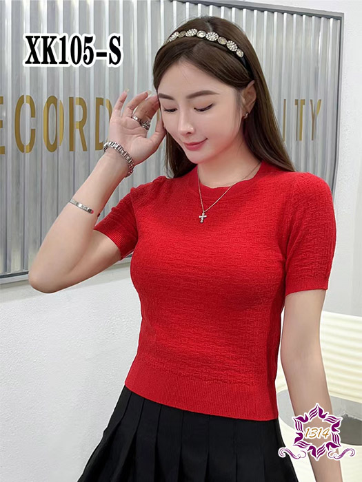 短袖针织衫XK105...